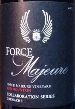 2012 Force Majeure Grenache