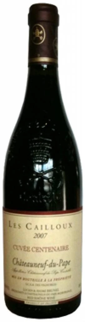Brunel 2007 Les Cailloux Chateauneuf-du-Pape Cuvée Centenaire 3 Brunel 2007 Les Cailloux Chateauneuf-du-Pape Cuvée Centenaire