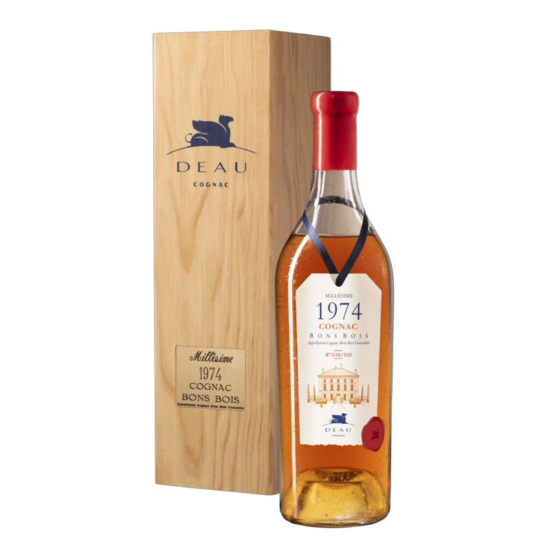 Deau Deau Cognac Vintage 1974 Bons Bois 70 CL 3 Deau Deau Cognac Vintage 1974 Bons Bois 70 CL
