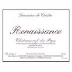 Domaine Cristia 2010 Domaine Cristia Cuvee Renaissance
