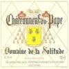 Domaine De La Solitude 2006 Domaine De La Solitude Chateauneuf-du-Pape 1,5 L 1 Domaine De La Solitude 2006 Domaine De La Solitude Chateauneuf-du-Pape 1,5 L -SAINT JAMES Shop domaine de la solitude 2006 domaine de la solitude