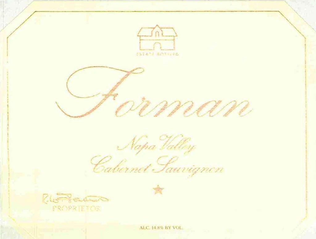 Forman 1998 Forman Cabernet Sauvignon 3 Forman 1998 Forman Cabernet Sauvignon