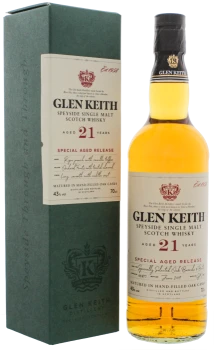 Glen Keith Glen Keith 21YO Special Aged Release Speyside Single Malt Scotch Whisky 0,7L -GB-