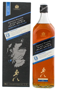 Johnnie Walker Johnnie Walker Black Label 12YO Islay Origin Limited Edition Blended Malt Scotch Whisky 1,0L -GB-