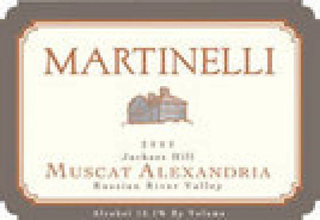 Martinelli 2002 Martinelli Muscat Alexandria 3 Martinelli 2002 Martinelli Muscat Alexandria