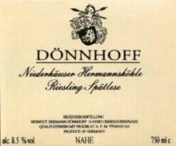 Weingut Donnhoff 2003 Dönnhoff Niederhäuser Hermannshöhle Auslese GK 12